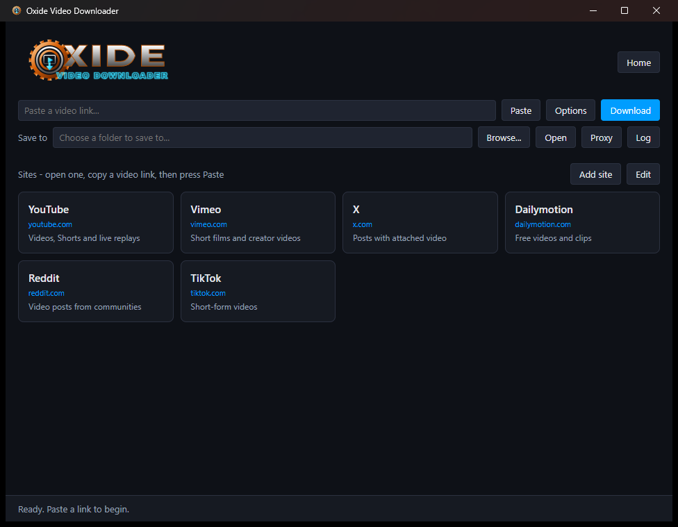 Oxide Video Downloader